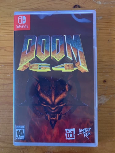 Doom 64 (Nintendo Switch) Limited Run Games Rare Sealed Complete Shooter ID