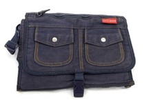 SKIP HOP Baby Portable Diaper Changing Pad Mat Denim Pockets