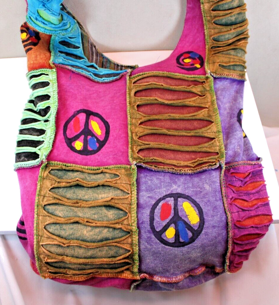 BOHO Hippy Shoulder Bag Patchwork Retro Crossbody… - image 4