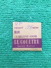Jaeger Lecoultre Watch Blue Second Hand, 9P