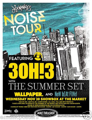 3OH!3 /THE SUMMER SET /WALLPAPER /NEW BEAT FUND 2013 SEATTLE
