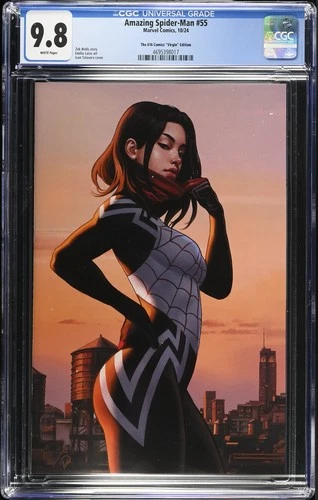 Amazing Spider-Man #55 Ivan Talavera Silk Virgin Variant CGC 9.8
