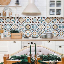 - Stickers Tiles Kitchen Bathroom Tiles Stickers PVC Waterproof Anti-Frost