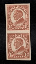 Scott#: 576 - Warren G. Harding 1½¢  Imperf Pair  MNH