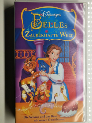 VHS Belles zauberhafte Welt 8 (+2 Einleger)- Walt Disney - ca. 68 Min