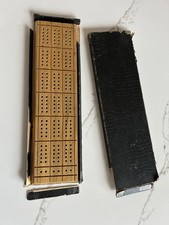 DRUEKE Vintage Cribbage Board Solid Wood Pegs Box FREE SHIPPING Grand Rapids MI