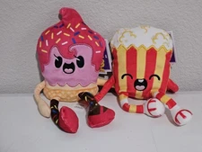 The Pineapple Popcorn Show Poseable Plush Toy - (Lot of 2)