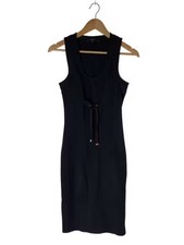 GUCCI/Sleeveless Dress/S/Rayon/Black/