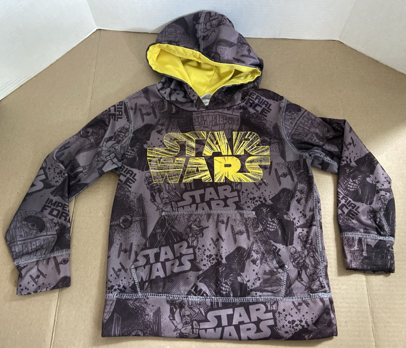 Lucasfilms STAR WARS Little Boy's Hoodie Size XS (4-5) *pre-owned*