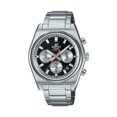 Casio EFB-730D-1AV Series Men's Watch (Silver/Black) 100WR Chronograph Date