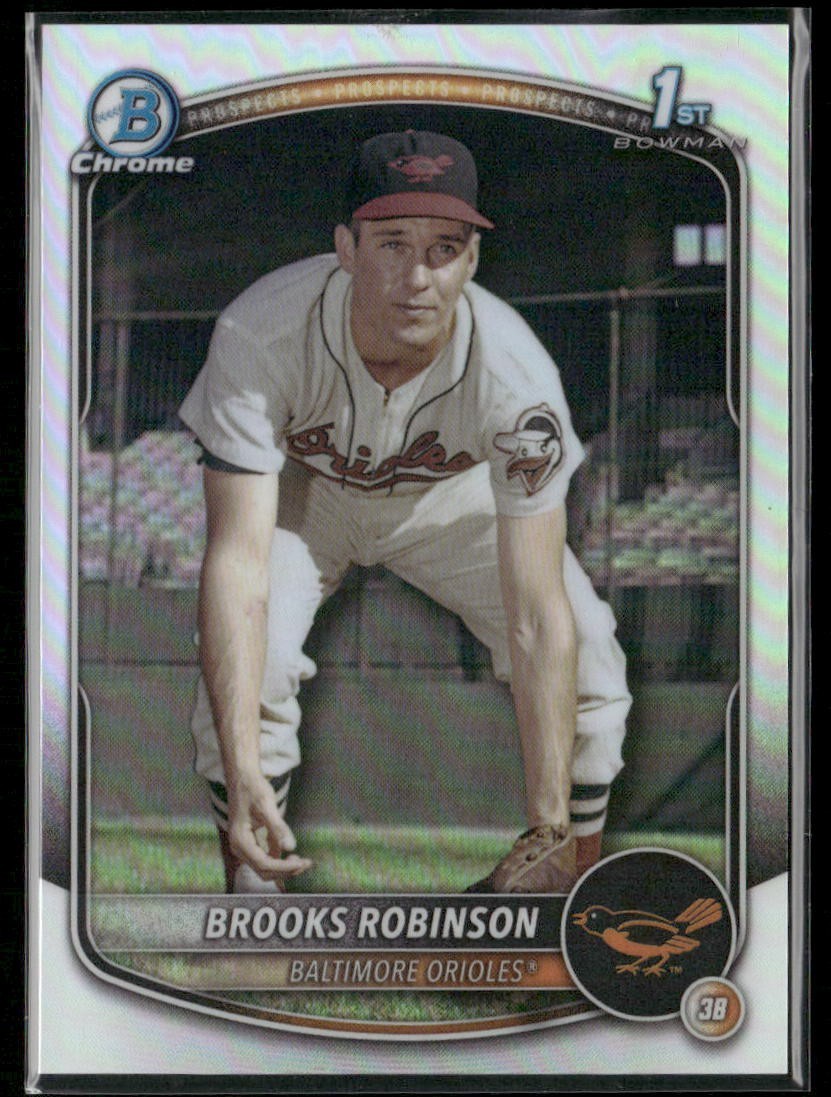 2025 Bowman - Chrome Prospects RetroFractor Brooks Robinson #BCP-151