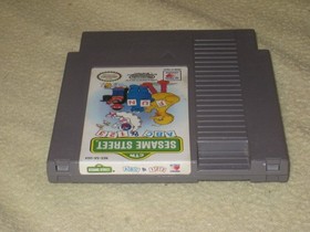Sesame Street ABC, 123, Big Bird for NES .Authentic Clean/Tested Nintendo. MINT!