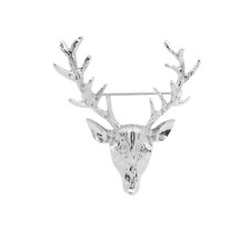 GBAHFY Deer Horn Pin Antler Brooch for Women Men Rustic Lapel Pin for Jacket ...
