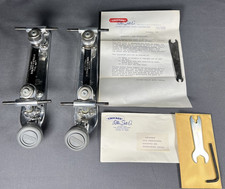 NOS Vintage CHICAGO 6000 Professional Roller Skate Plates 12 Snyder Sure-Grip