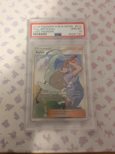 2018 Pokemon Kahili Lost Thunder 210/214 PSA 10