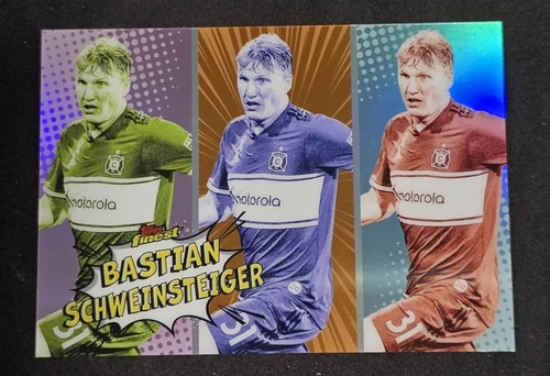 2024 Topps Finest MLS #PA-19 Bastian Schweinsteiger Pop Art Chicago Fire 1:4 Box