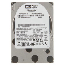 Western Digital VelociRaptor 500GB 10K RPM SATA 6Gb/s 2.5" SFF HDD WD5000BHTZ