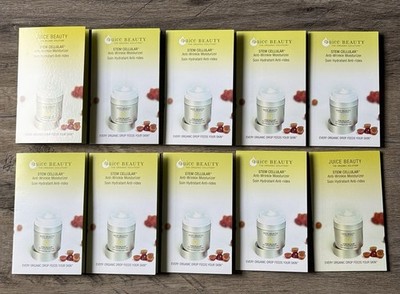 Juice Beauty Stem Cellular Anti Wrinkle Moisturizer 1ml Sample Bundle Lot Of 10