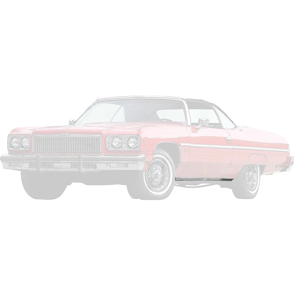 Molduras basculantes inferiores Impala Bel Air Caprice 1971-76; par Foto 3 de 4