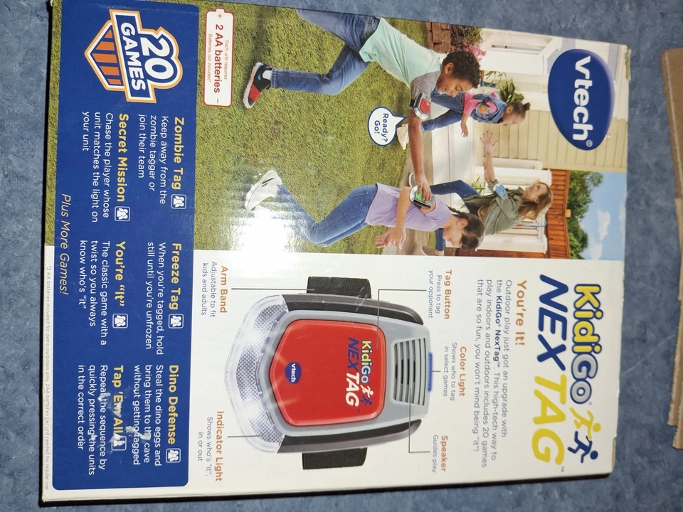 Nuevo VTech KidiGo NexTag 20 Juegos Etiqueta Electrónica 4 Piezas Sin Internet NUEVO Foto 3 de 3
