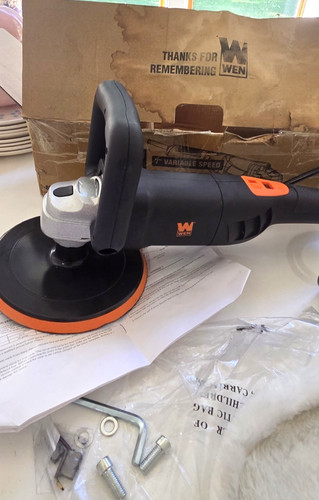 WEN 948 10 Amp Variable Speed Polisher with Digital Readout, 7"