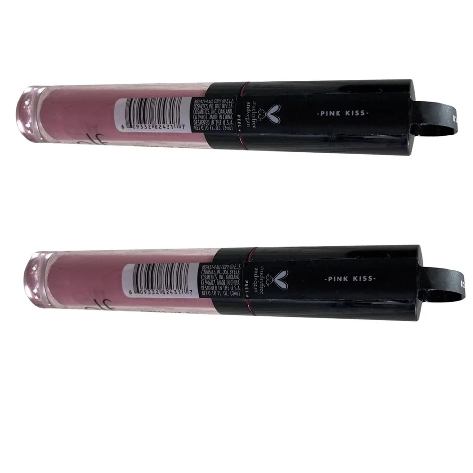 Pack de 2 E.l.f. Aceite de labios tintado, Pink Kiss 82431 Foto 3 de 4