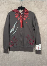 Think Geek Men’s Zip Up Hoodie Size Small Zombie Attack Jacket