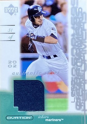 2002 Upper Deck Ovation- Ichiro Suzuki- Lead Performers Jersey Card, #LP-IS, NM