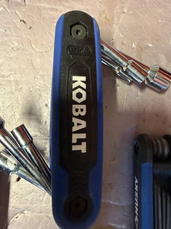 COMBO (4) KOBALT folding Metric and SAE Nut Drive Set + Husky Folding Hex Key - Image 2 of 4