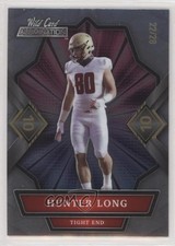 2021 Wild Card Alumination 10 Stripe 22/28 Hunter Long #ABC-30 Rookie RC 7m3. rookie card picture