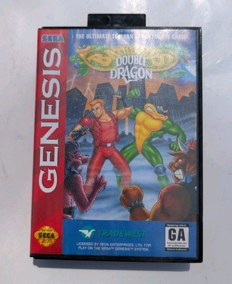 Battletoads/Double Dragon: The Ultimate Team (Sega Genesis, 1993) complete cib