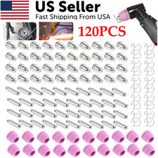 120pcs Plasma Cutter Torch Consumables Kit 60Amp for SG-55, AG-60, WSD-60 CUT50
