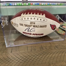 2014 Earl “Greasy” Neale Award Signed Football-Bruce Arians *SB WINNING COACH!*