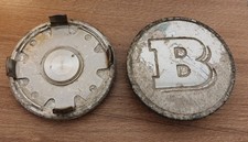 2x Tappi Mozzo Centrale Cerchi in Lega Metallo Smart Roadster Brabus Originali Brabus 60mm