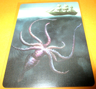 KRAKEN FANTASY ART COLLECTIBLE TRADING CARD FREE SHIP 5E CREATURE