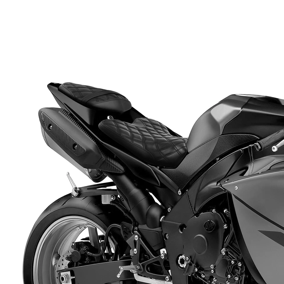 Asientos de conductor y pasajero aptos para Yamaha YZF R1 YZF-R1 2009-2014 2010 2011 Foto 4 de 4