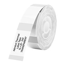 NIIMBOT D11/D110/D101/H1S Thermal Label 14x25mm - 240 Labels Per Roll - Transpar