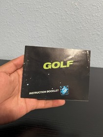 Golf - Black Box Nintendo NES Video Game - CIB Complete in Box Manual & Cart.