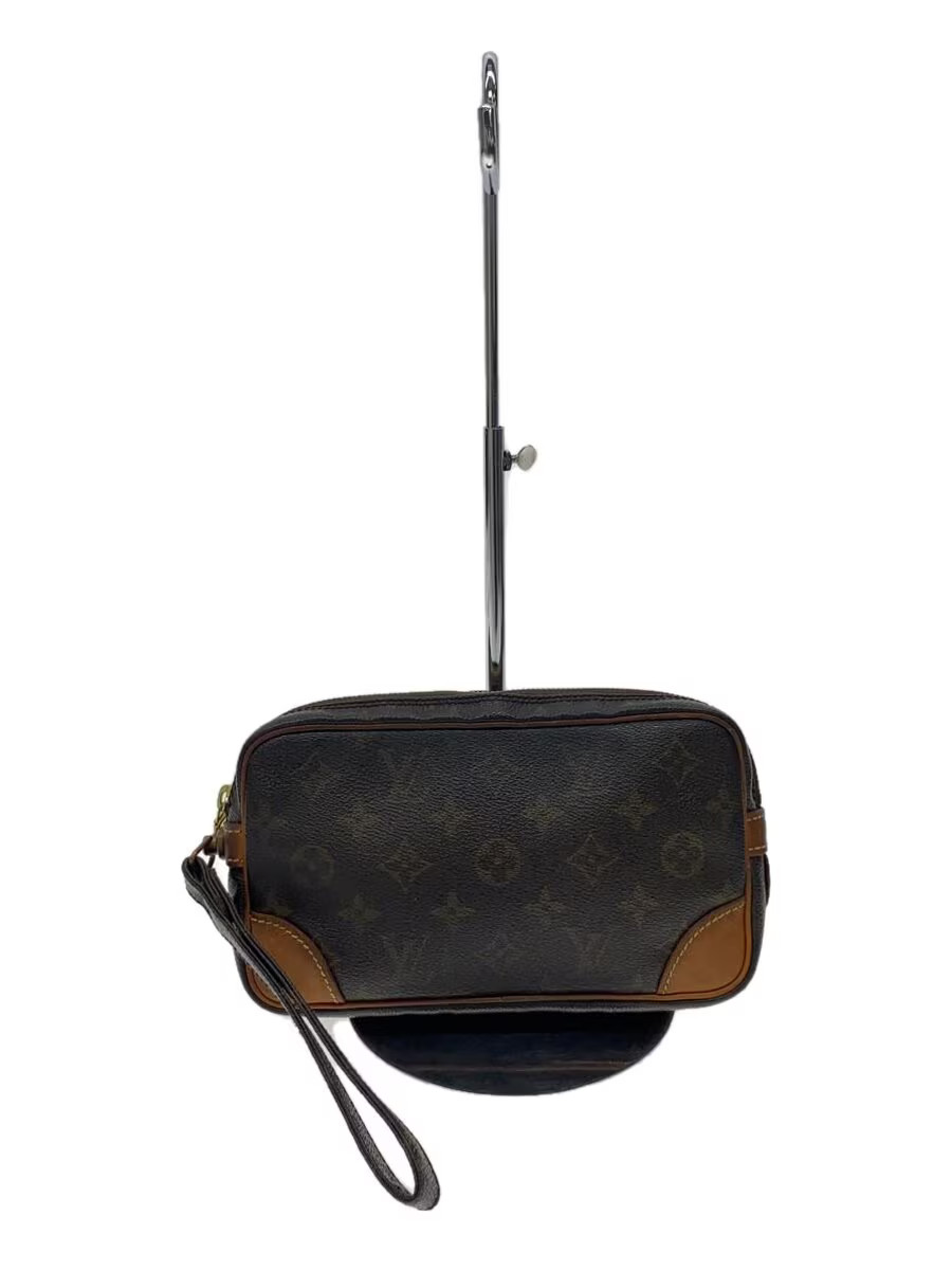 LOUIS VUITTON Marly Dragonne PM Monogram Brown Canvas PVC Crossbody Bag