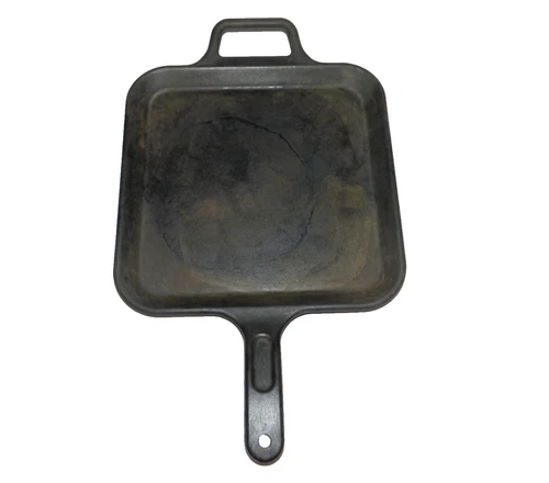 Pre-Seasoned Lodge Cast Iron P12SG Griddle Pan Skillet 12 Inch Square