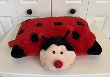 Pillow Pets Ladybug Red Black Lady Bug Soft Stuffed Plush 2010