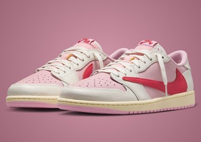 Nike Jordan 1 OG Low SP x Travis Scott  Tropical Pink (IQ7604-101) Men Size 14