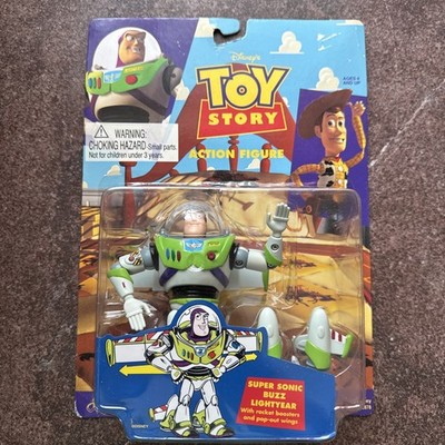 Thinkway Toys Toy Story Super Sonic Buzz Lightyear Action Figure Plastic Boxed
