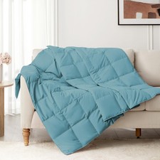 Down Throw Blankets for Couch 50x70 Down Blanket for Indoor and Outdoor Throw...