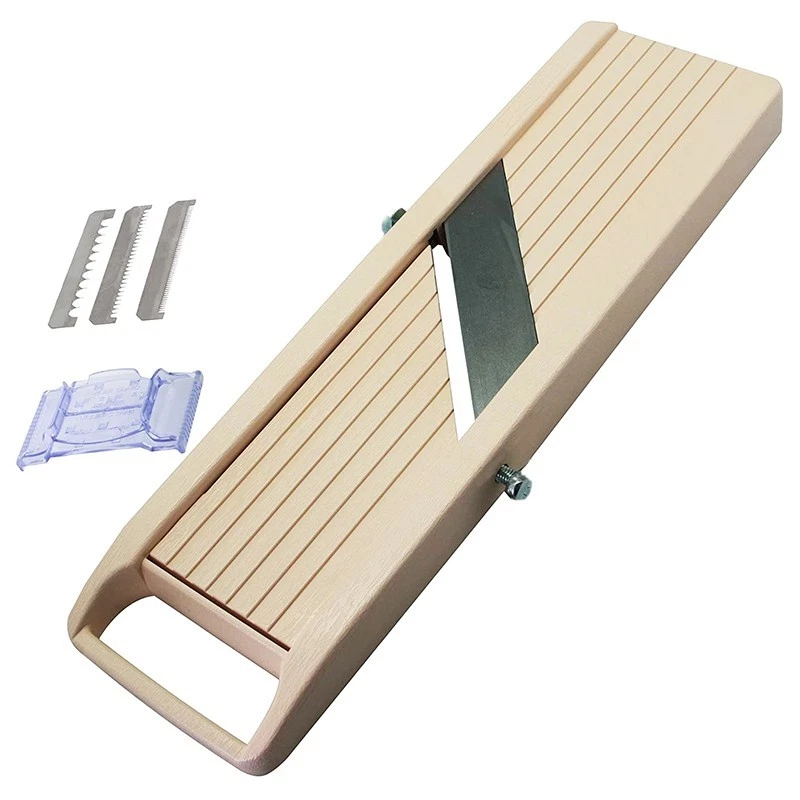 Super Slicer Mandolin, Japanese Wide Vegetable Slicer w/4 Blades, NO.95