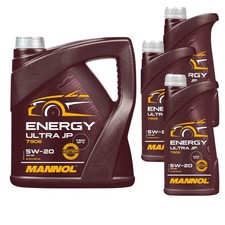 7 Liter MANNOL Energy Ultra JP 5W-20 Motoröl API SN ILSAC GF-5 ACEA C5