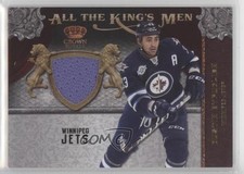 2011 Panini Crown Royale All the King's Men Memorabilia Dustin Byfuglien #21 2d8