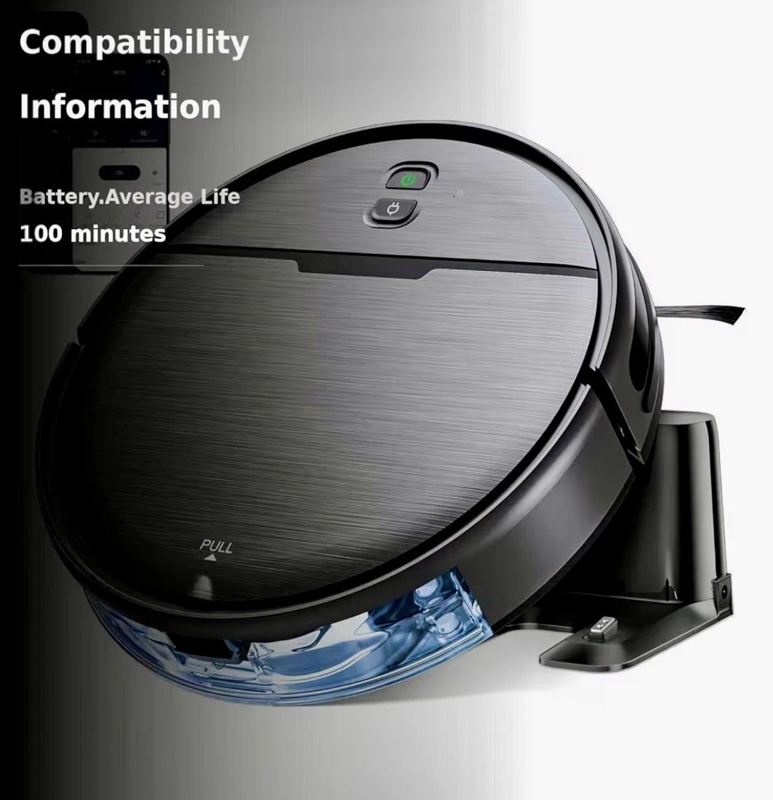 Robot Vacuum/Mop Combo NEW IMartine with Voice/Remote control STRONG SUCTION