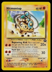 Hitmontop 37 Black Star Promo Wizards of the Coast