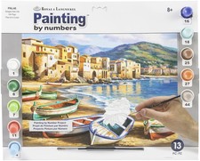 Paint By Number Kit 15.375"X11.25" Spiaggia Della Citta